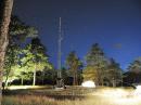 WØDK Field Day site at night
